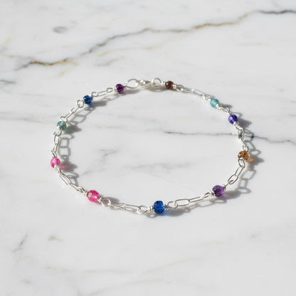 Dainty Gemstone Bracelet*
