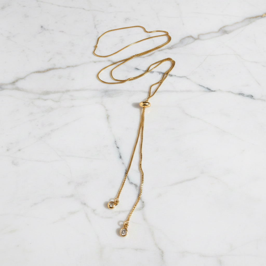 Golden Bolo Adjustable Necklace