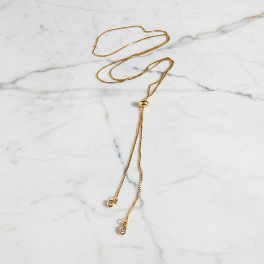 Golden Bolo Adjustable Necklace