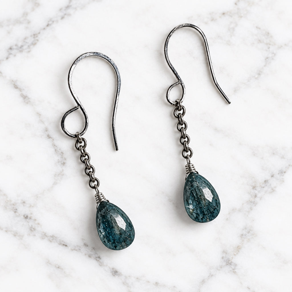 Kyanite teardrop Earrings