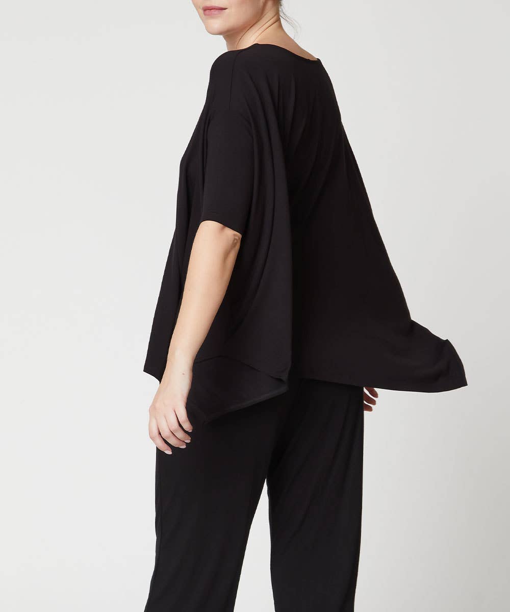 Bamboo Poncho Tunic Top