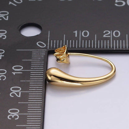 Drop French Hook Earrings
