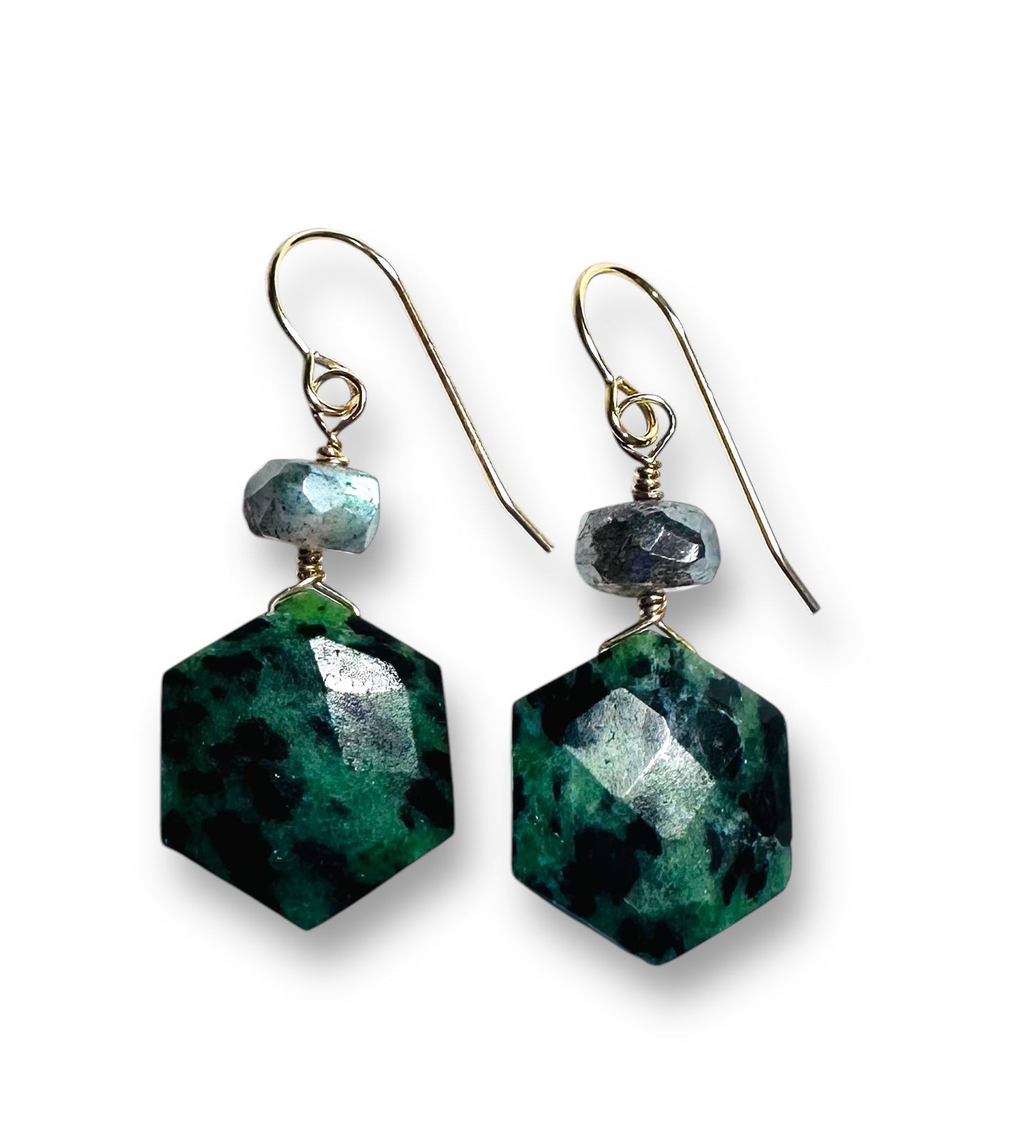 Ruby Zoisite Gemstone Earrings*