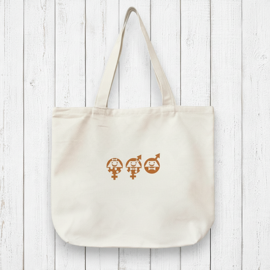 Justice Gift Organic Canvas Tote Bag - EQUAL RIGHTS Artist Design