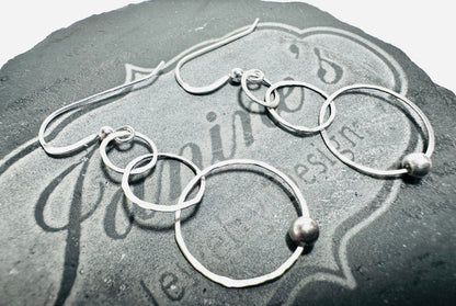 Triple Circle Earrings*