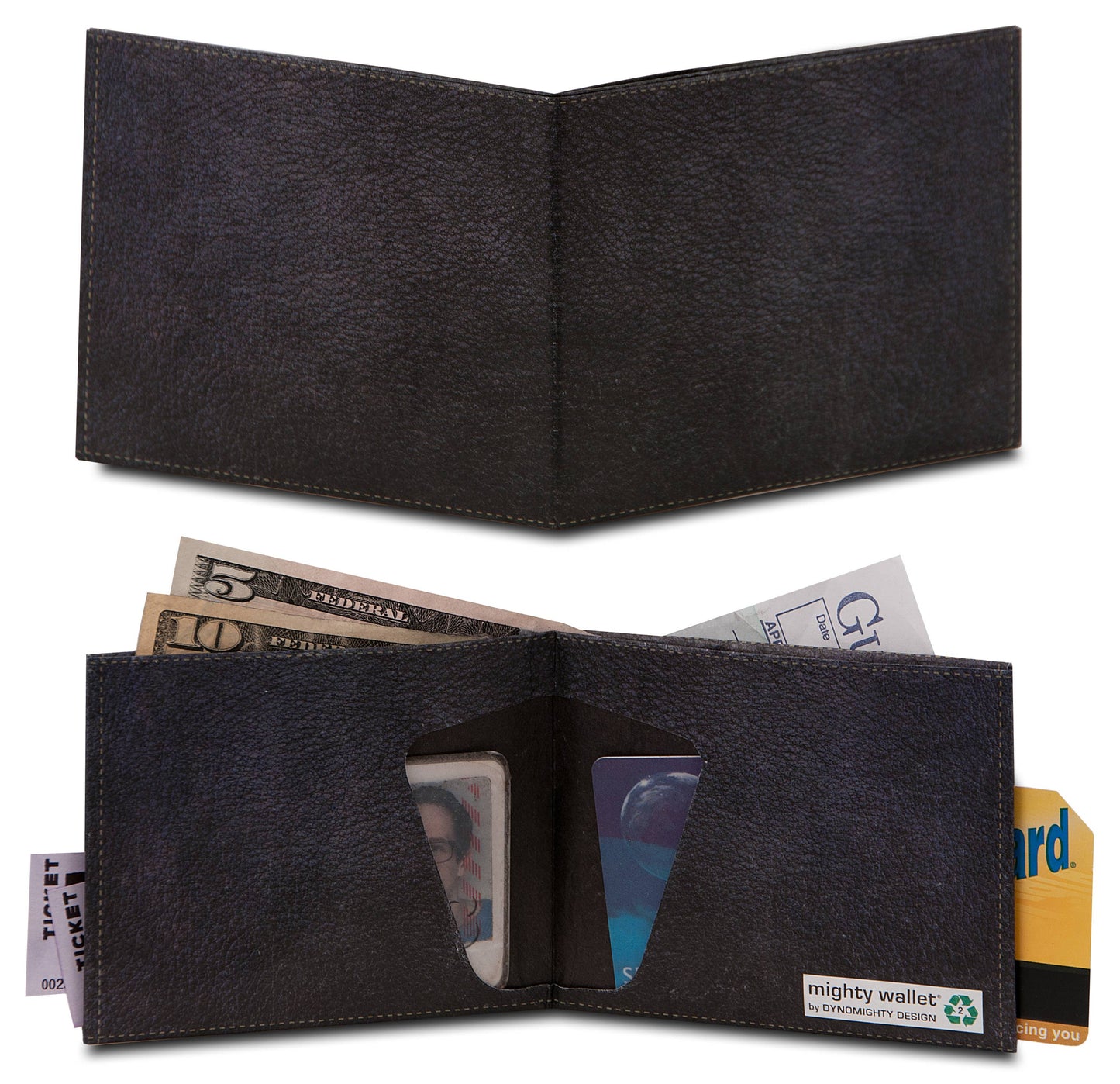 Black (faux) Leather Mighty Wallet Mighty Wallet