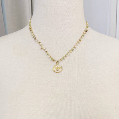 Bee Enamel Necklace Regina McGearty