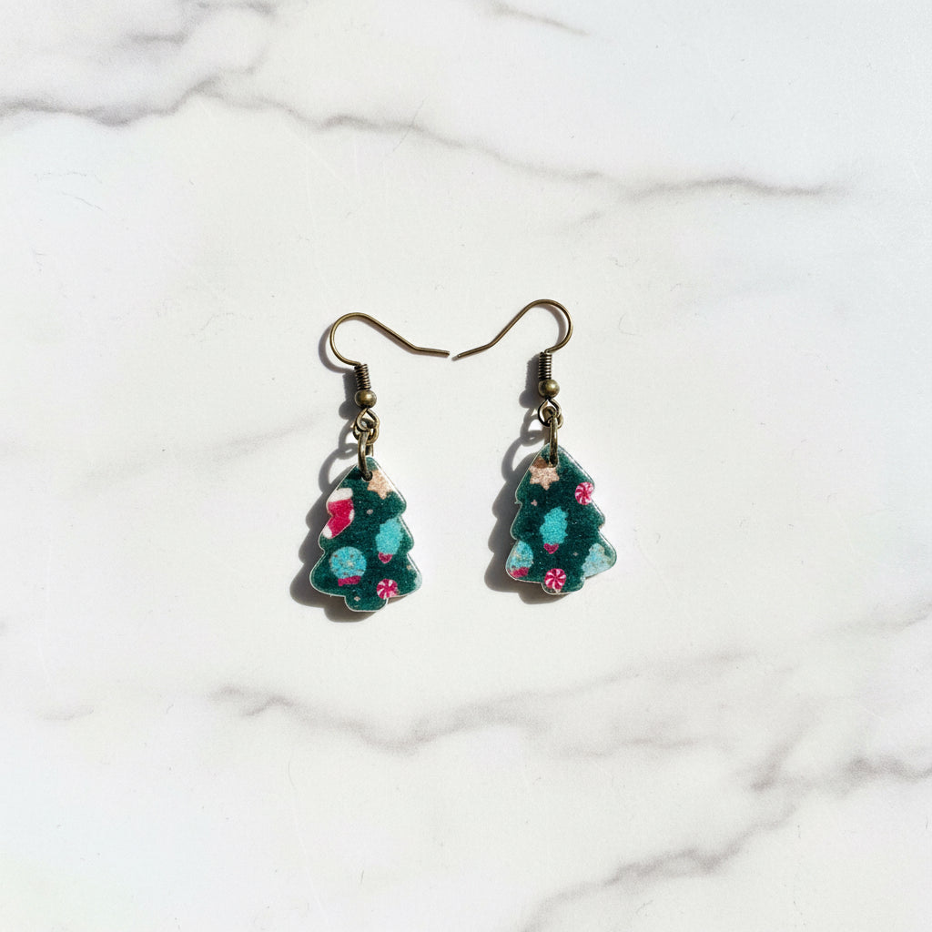 Christmas Tree Earrings*