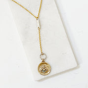 Bee charm Y necklace Janine Gerade