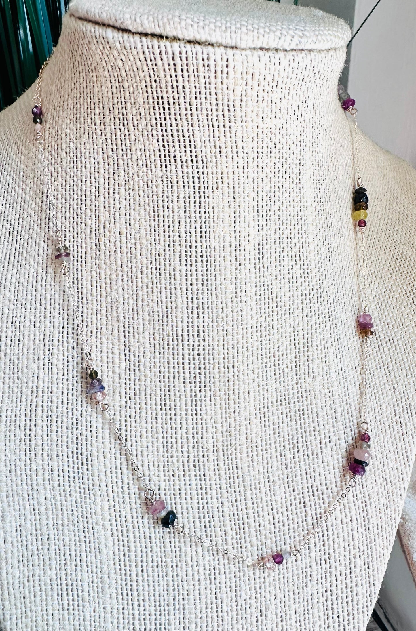 Tourmaline Necklace on Chain*