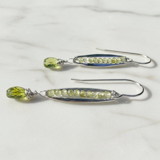 Peridot Sterling Earrings jewelry
