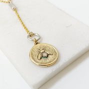 Bee charm Y necklace Janine Gerade