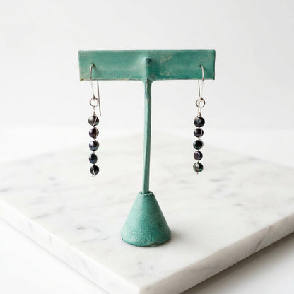 Peacock Pearl Earrings