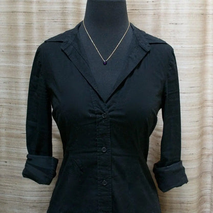 Amethyst Necklace with Gold Filled Chain - Uni-T