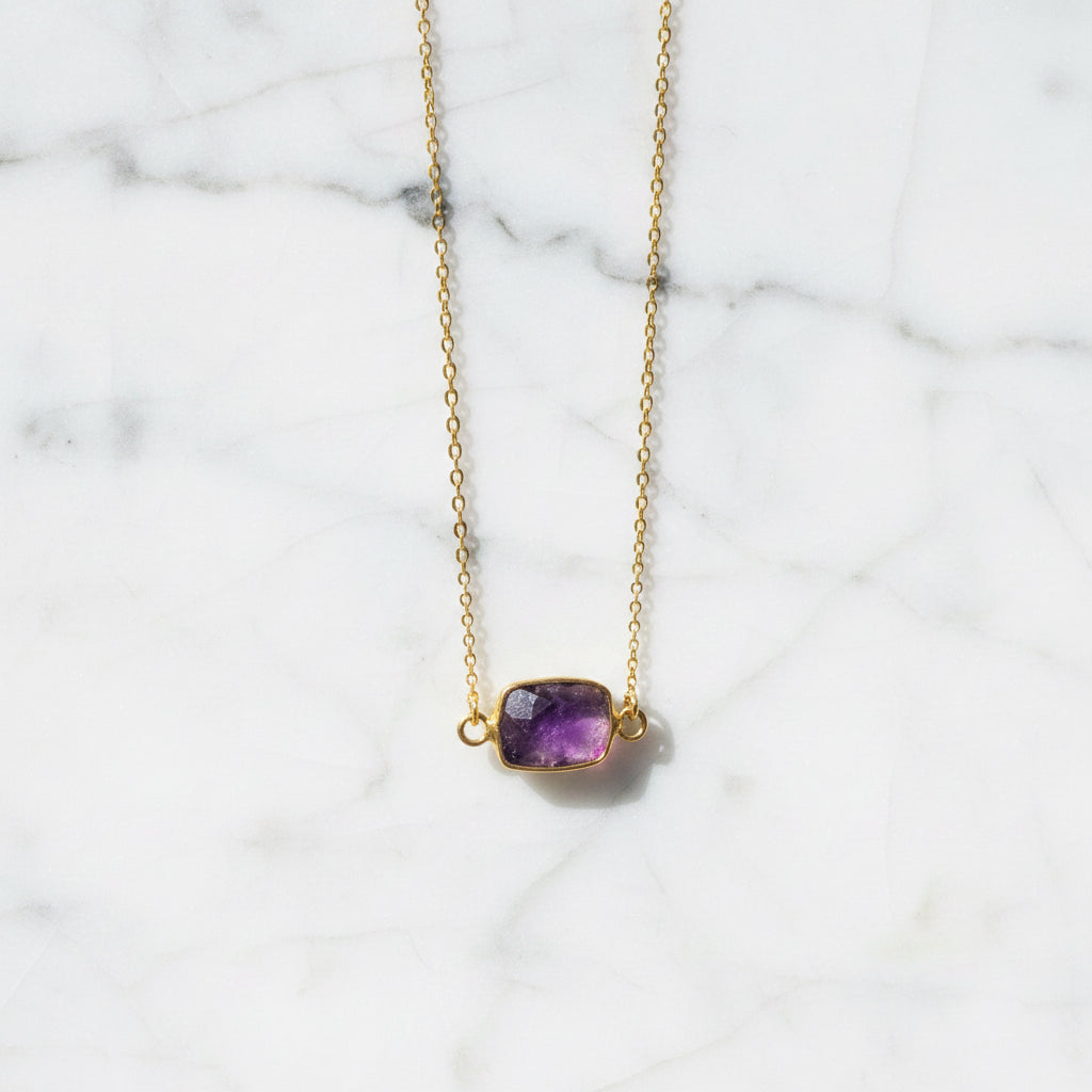 Amethyst Gemstone Necklace***