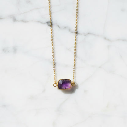 Amethyst Gemstone Necklace***