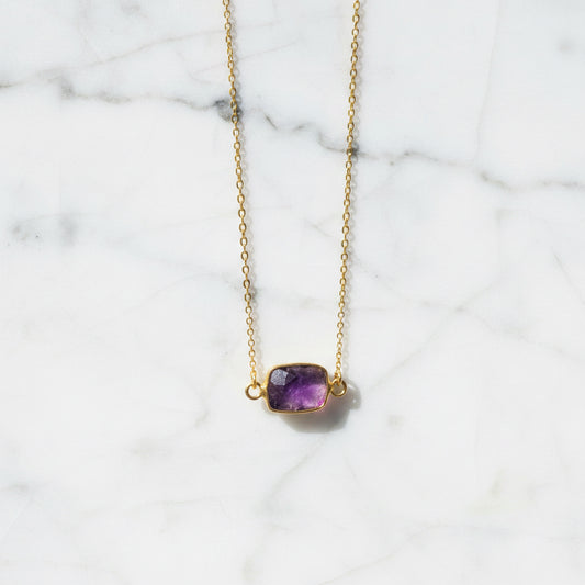 Amethyst Gemstone Necklace***