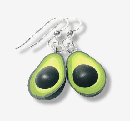 Avocado Earrings/Clay Food Earrings*