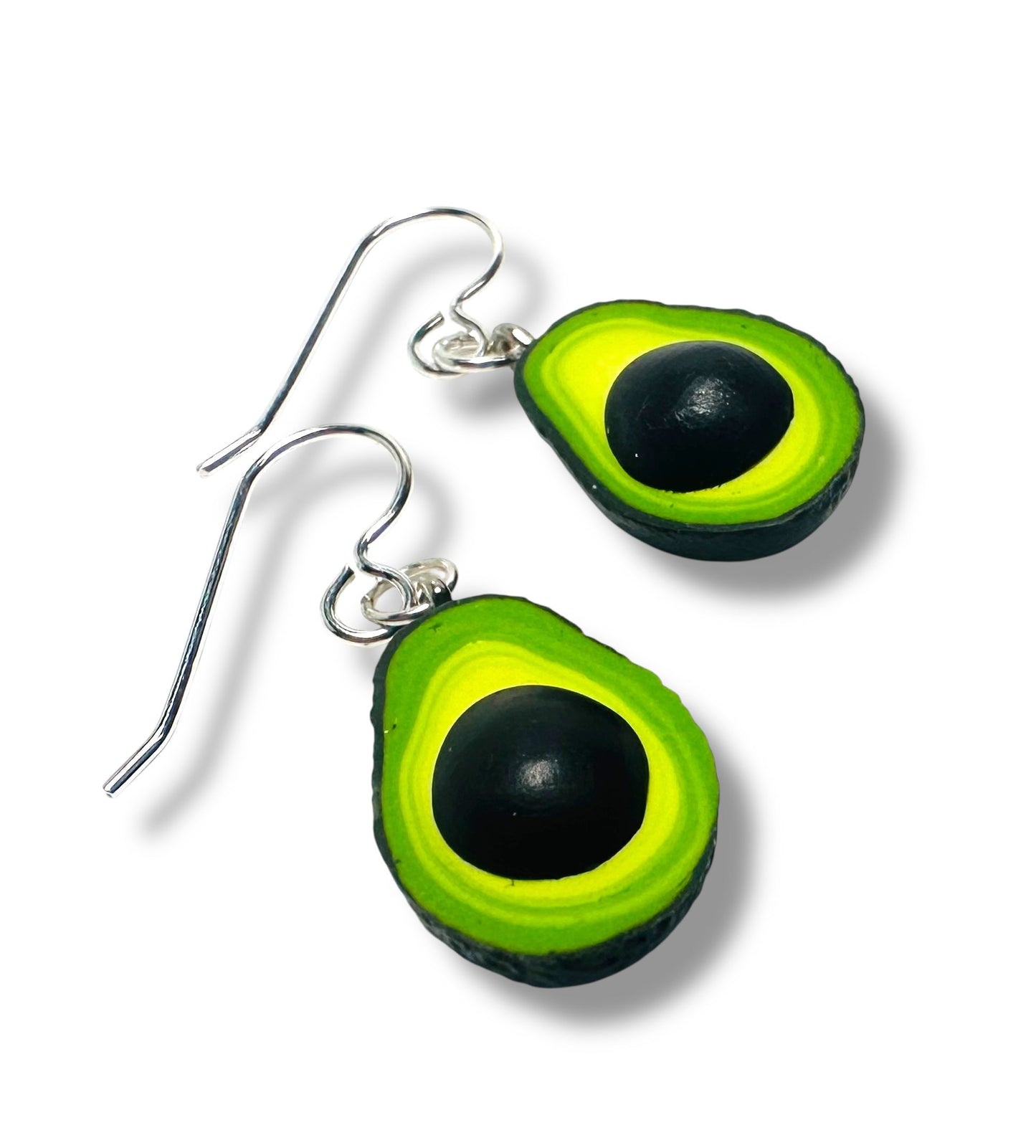 Avocado Earrings/Clay Food Earrings*