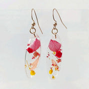 Pressed Flower Earrings/Real Flower Earrings/Resin Flower-UNI-T Janine Gerade