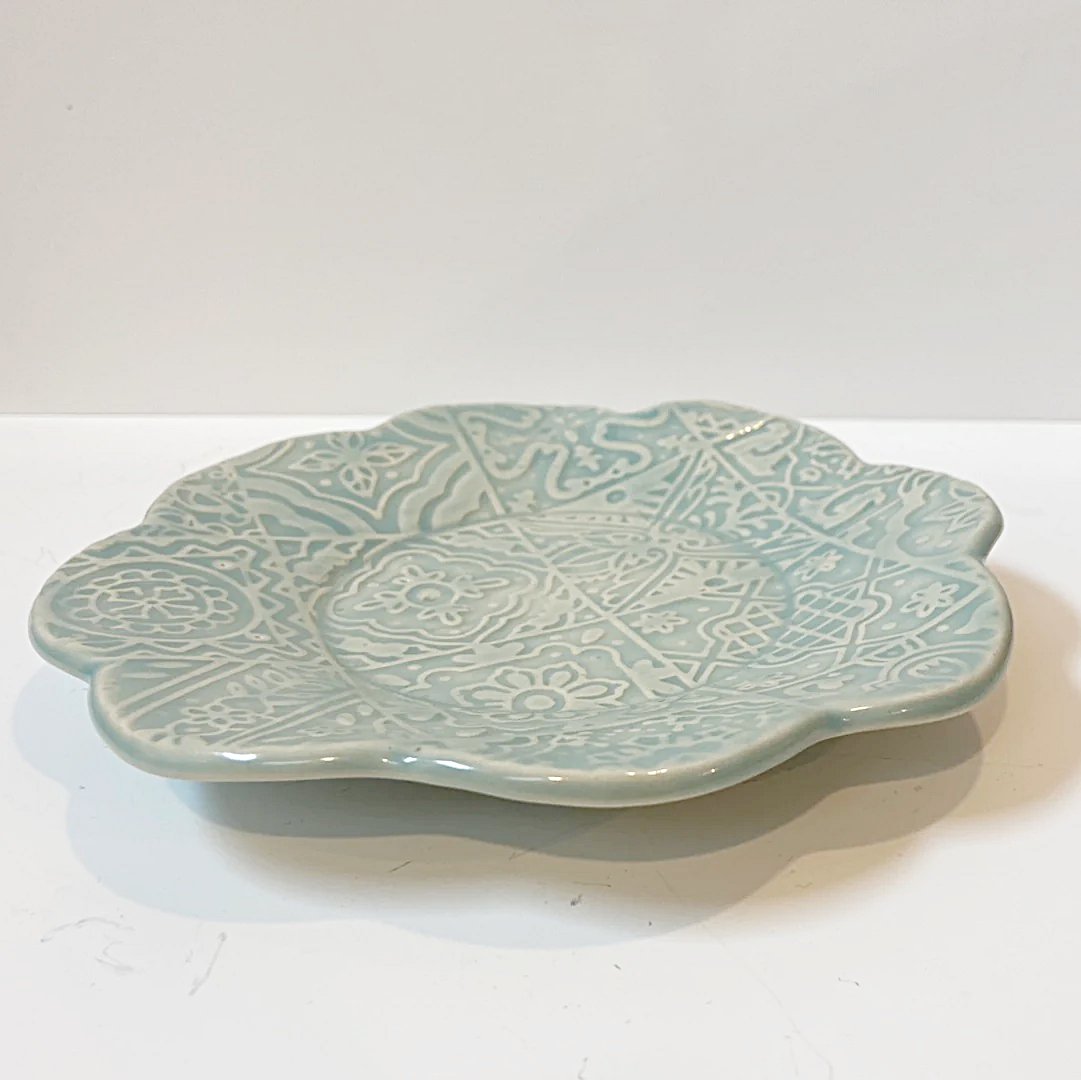 Small Flower Plate Megan Twing