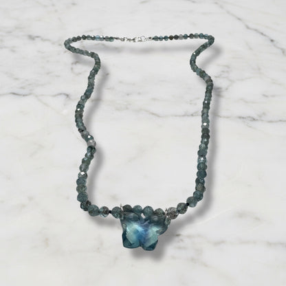 Beaded Butterfly Necklace – Whispering Wings* Janine Gerade