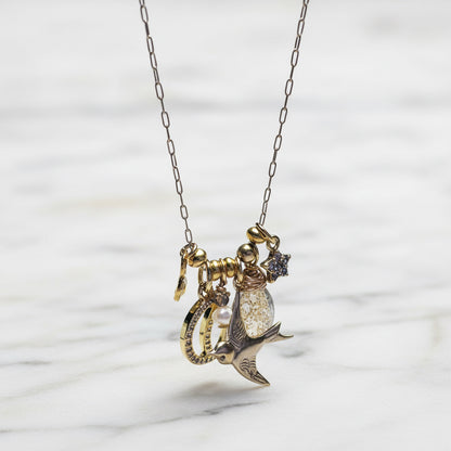 Bird Charm Necklace* Janine Design