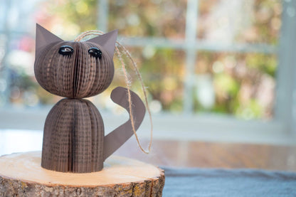 Book Cat Ornament-Cat Lover Gift-Christmas Gift-Book Gift Root To Vine