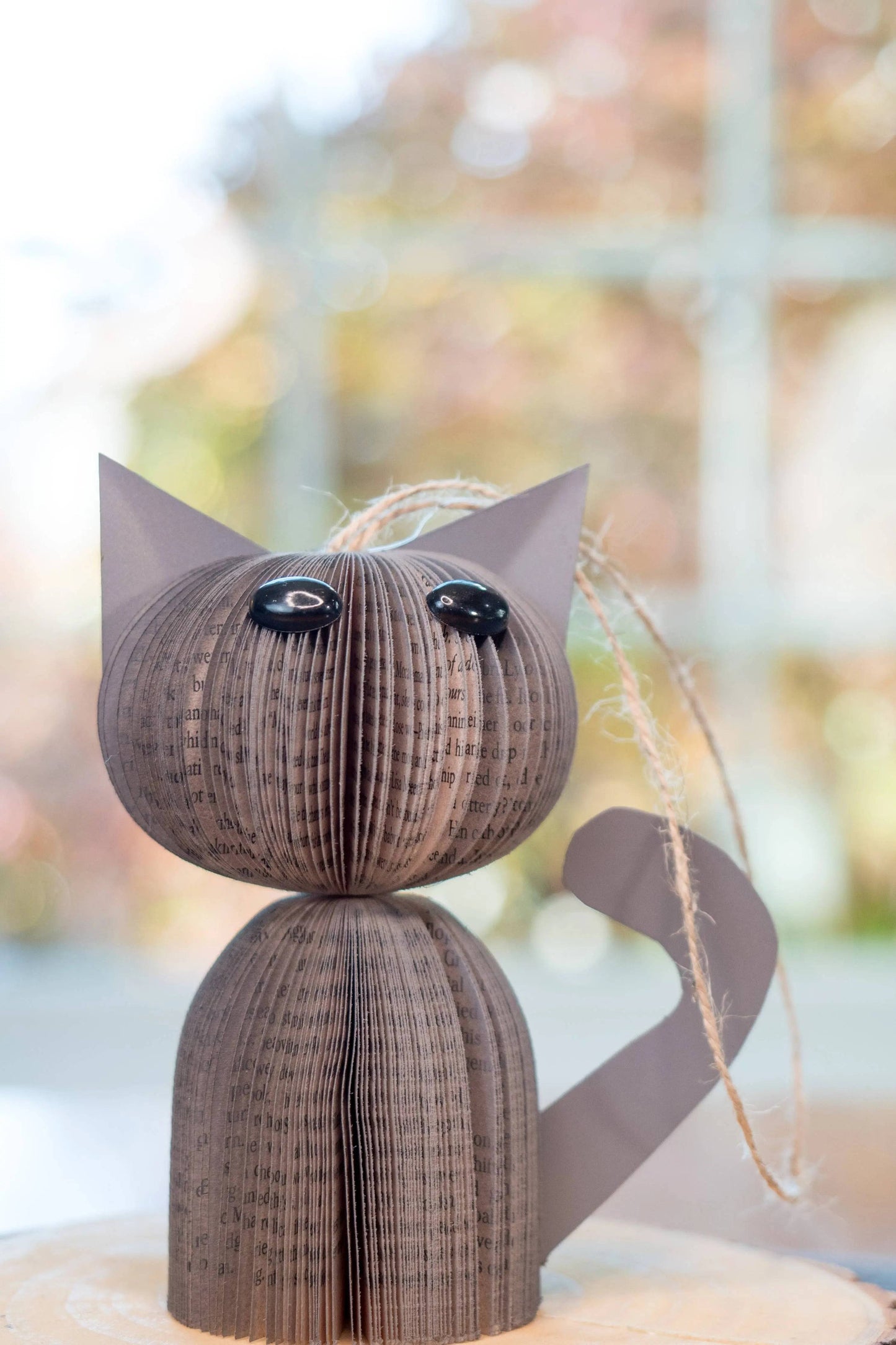 Book Cat Ornament-Cat Lover Gift-Christmas Gift-Book Gift Root To Vine