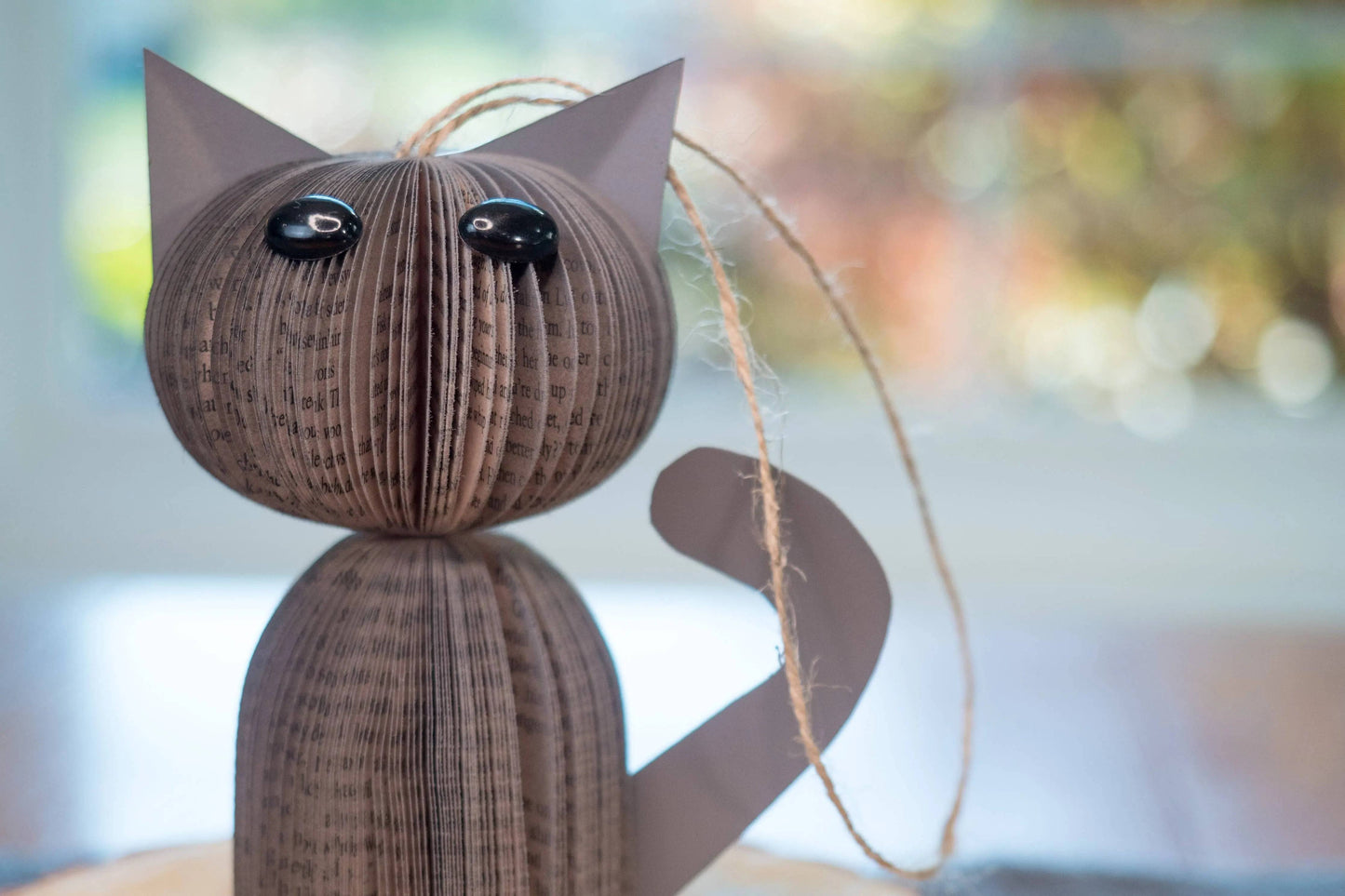 Book Cat Ornament-Cat Lover Gift-Christmas Gift-Book Gift Root To Vine