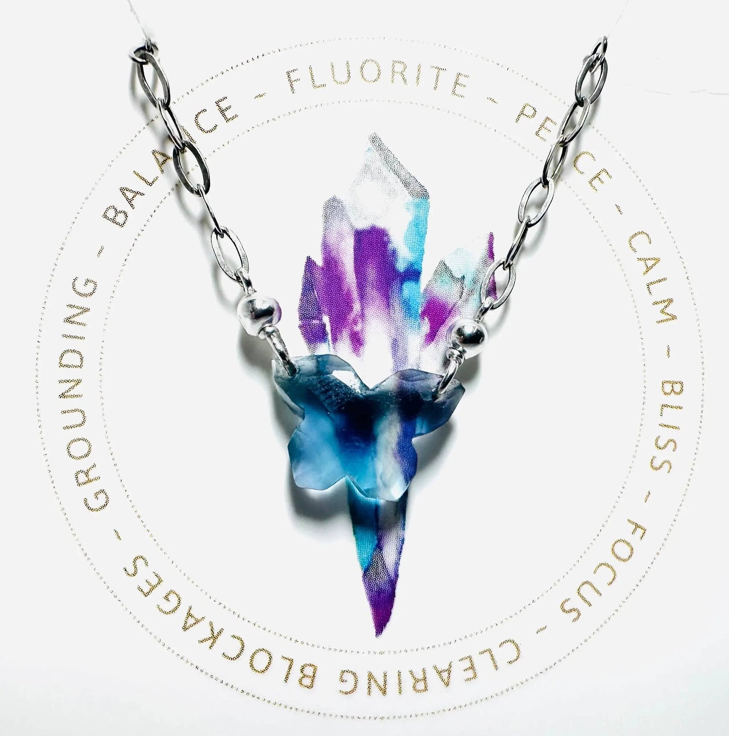 Butterfly Gemstone NecklaceCrystal Necklace, Assorted Gemstone Necklaces* Janine Gerade