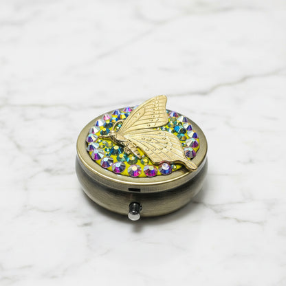 Butterfly Pill Box, trinket box, Jewelry Box* Janine Gerade