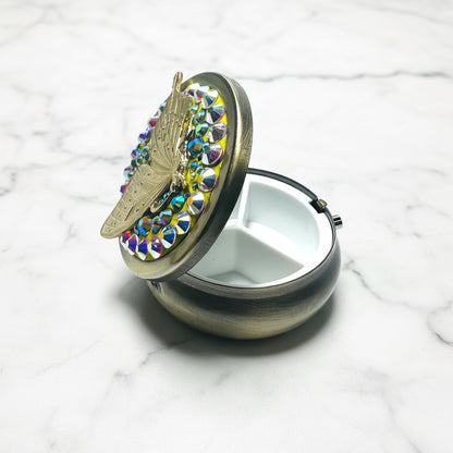 Butterfly Pill Box, trinket box, Jewelry Box* Janine Gerade