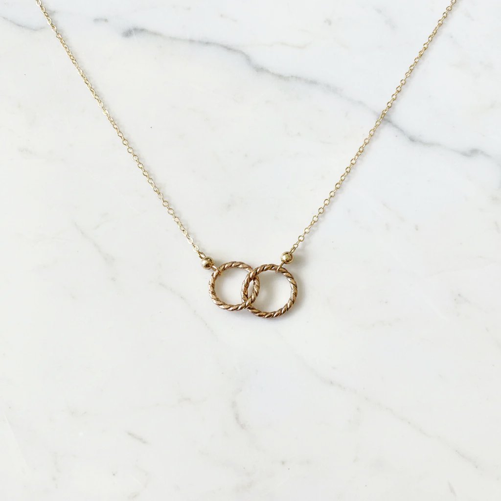 Popular Circle Necklace Gold Filled*