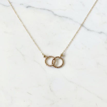 Popular Circle Necklace Gold Filled*