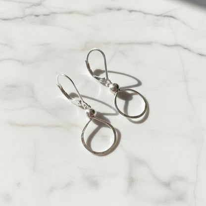 Silver Teardrop Earrings