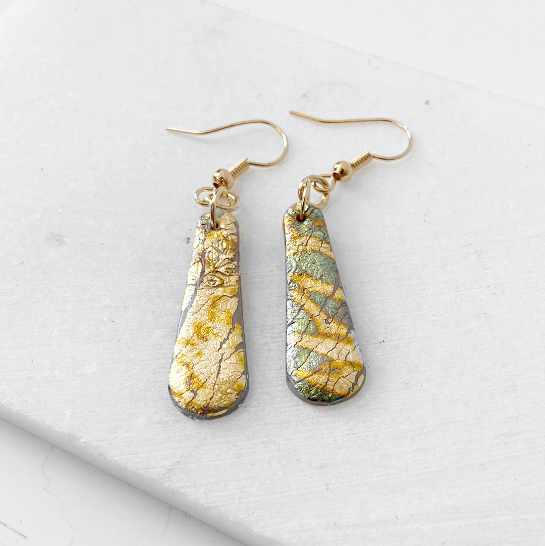 Polymer Clay Earrings/ Affordable Gifts, Uni-T Janine Gerade