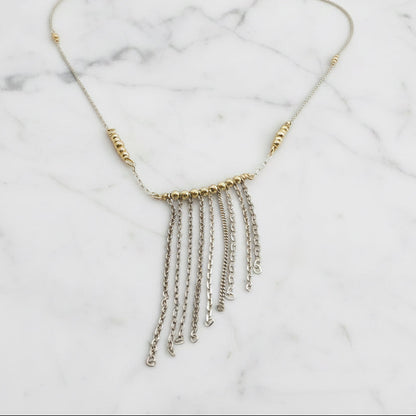 Cascading Chain Necklace