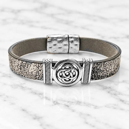 Men’s/Unisex, Leather Magnet Bracelet