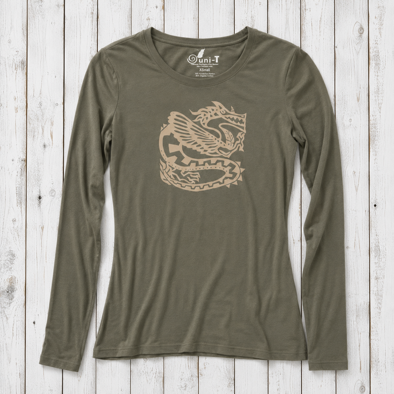 Ancient Dragon Long Sleeve T-shirt for Women