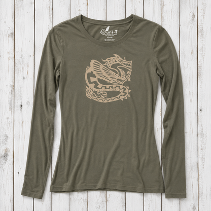 Ancient Dragon Long Sleeve T-shirt for Women