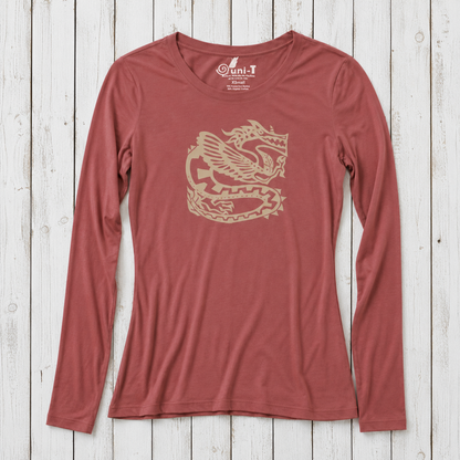 Ancient Dragon Long Sleeve T-shirt for Women