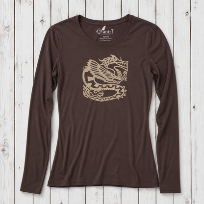 Ancient Dragon Long Sleeve T-shirt for Women