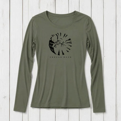 "Rescue More" Long Sleeve T-Shirt for Women
