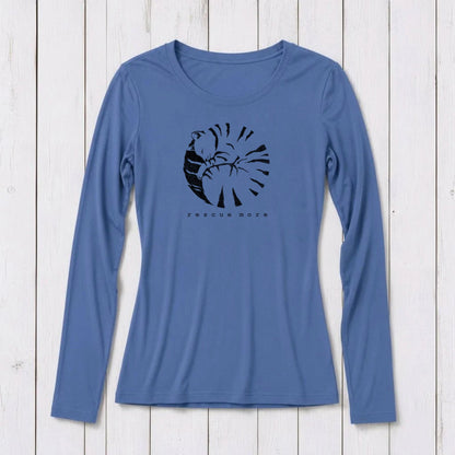 "Rescue More" Long Sleeve T-Shirt for Women