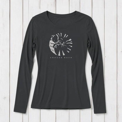 "Rescue More" Long Sleeve T-Shirt for Women