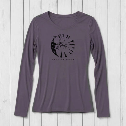 "Rescue More" Long Sleeve T-Shirt for Women