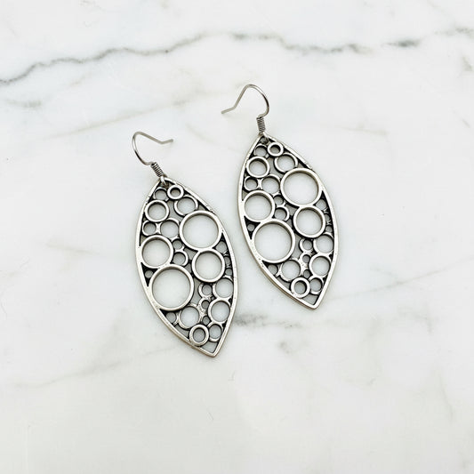 Circle Marquise Earrings