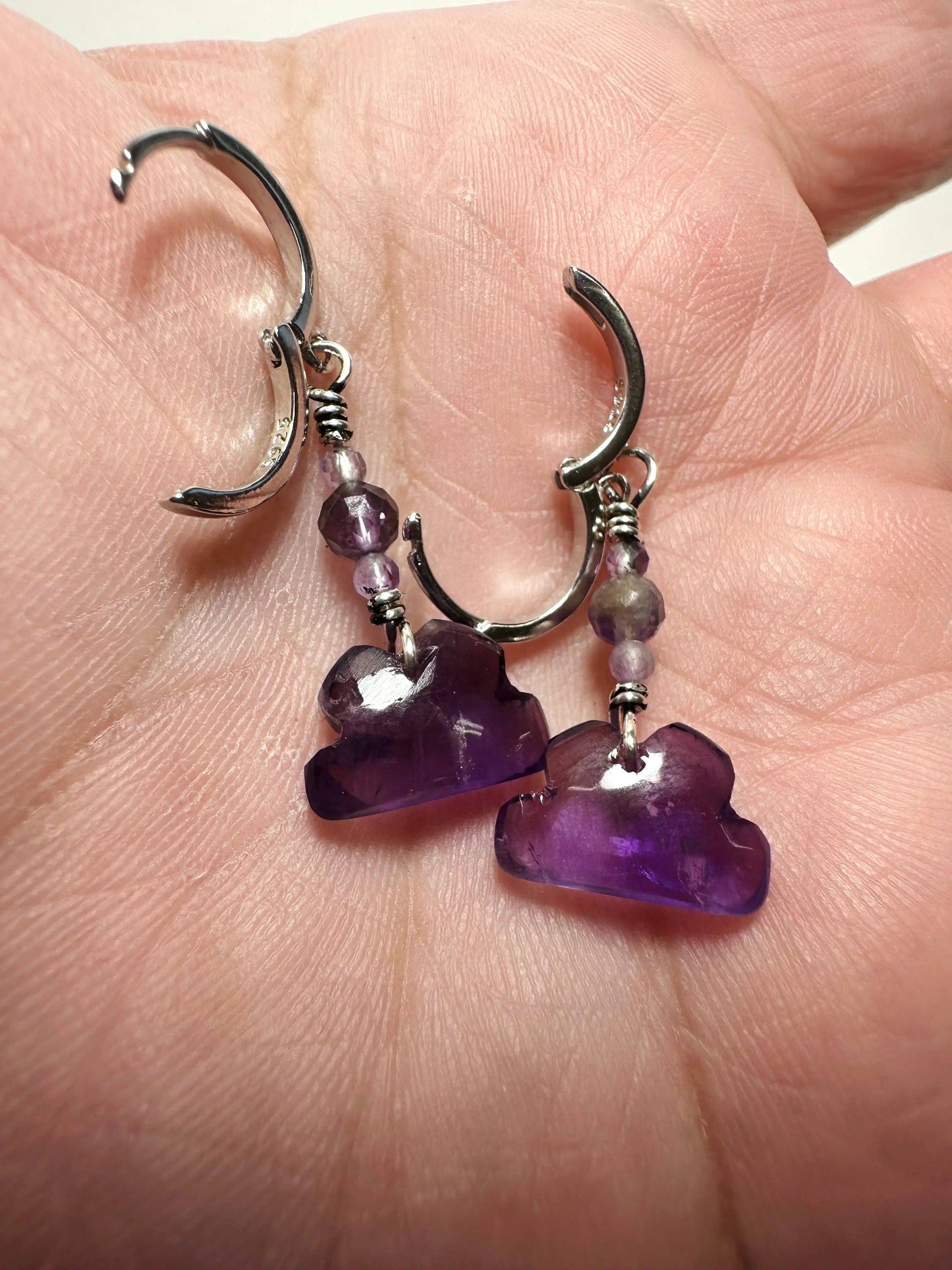 Cloud Earrings/Amethyst Cloud Earrings* Janine Gerade