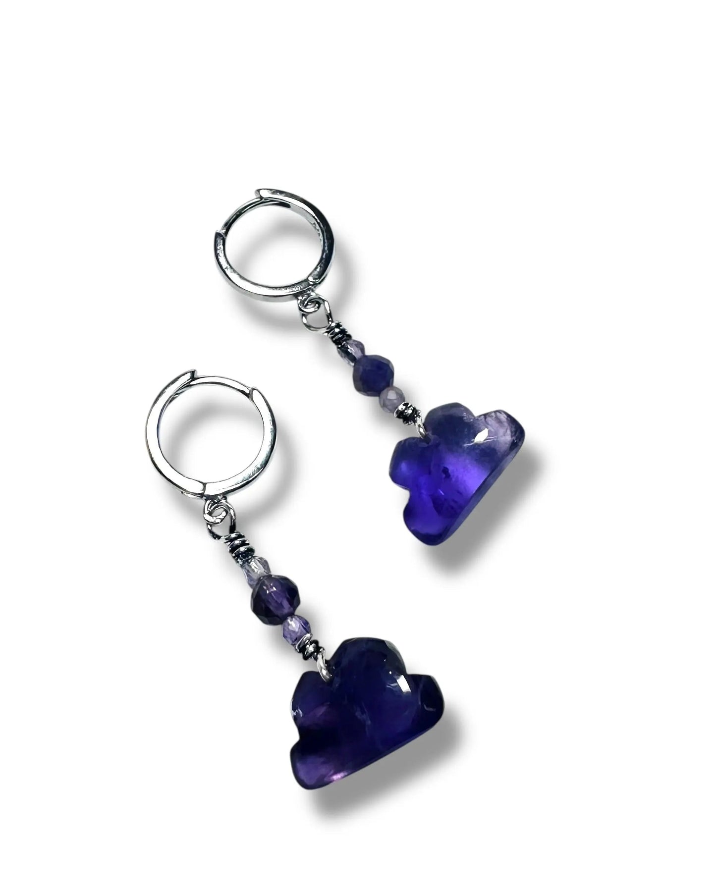 Cloud Earrings/Amethyst Cloud Earrings* Janine Gerade